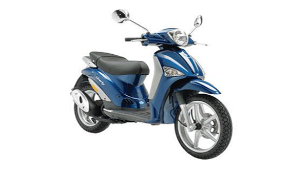 Piaggio Liberty 150 scooter designed for urban commuting in Moto Athens.