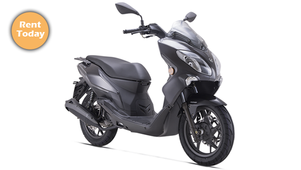 Rent a Keeway Cityblade 125 and explore Athens comfortably.