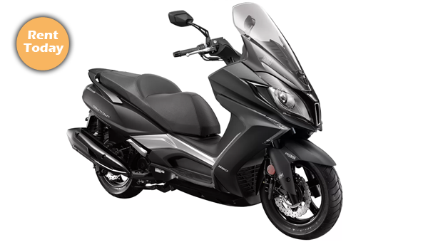 Explore Athens with a Kymco DownTown 350 scooter for just 20€ per day.