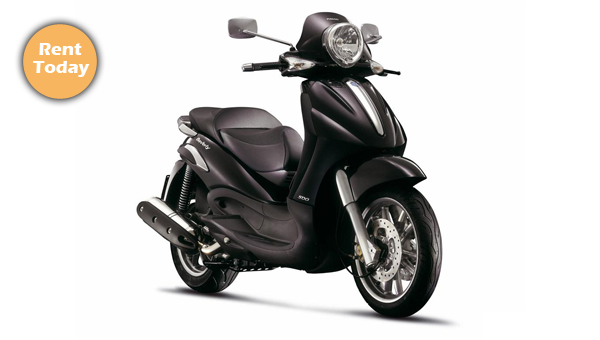 Piaggio Beverly 500 scooter for rent in Athens by Moto Rental in Athens - only 40€ per day