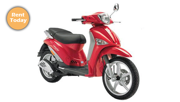 Piaggio Liberty 125 scooter for rent in Athens by Moto Rental in Athens - only 19€ per day